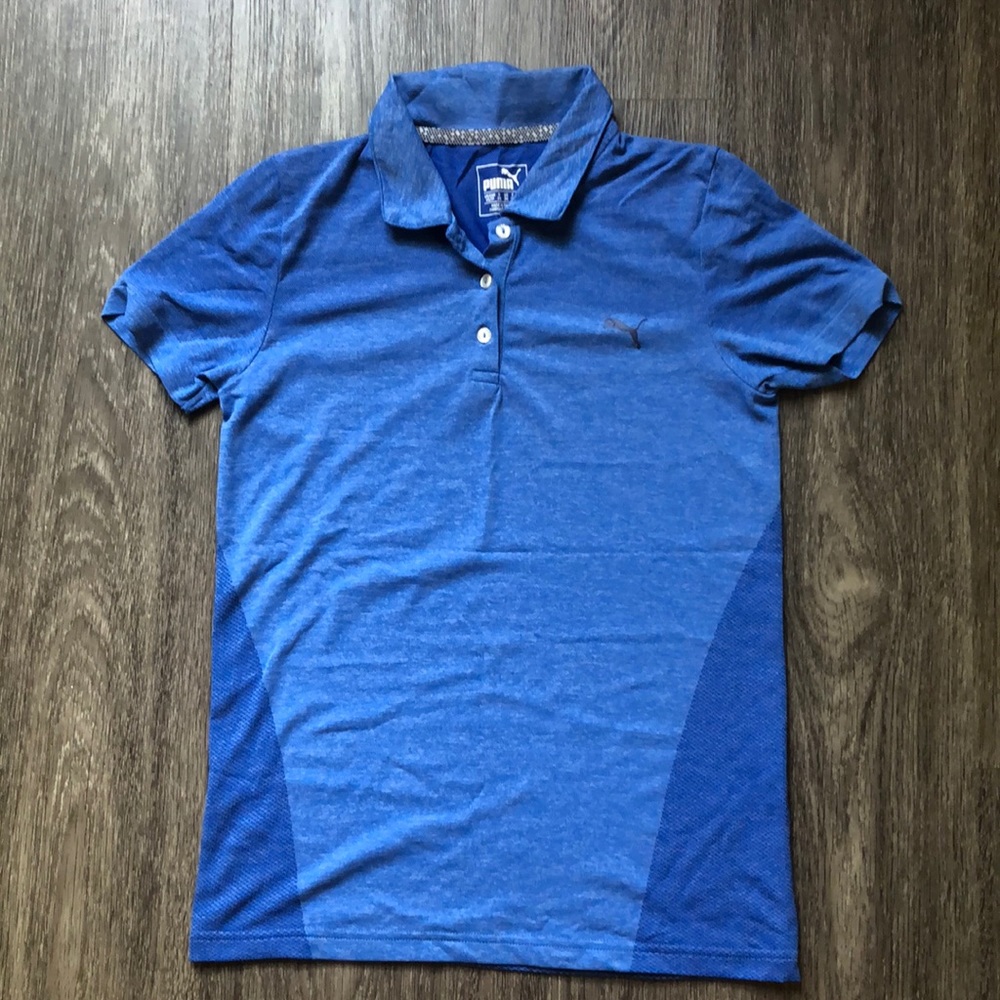 Puma golf evoknit polo blue size XS